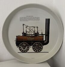 Stockton & Darlington Railway Locomotion Metal Round Tray - USED. 