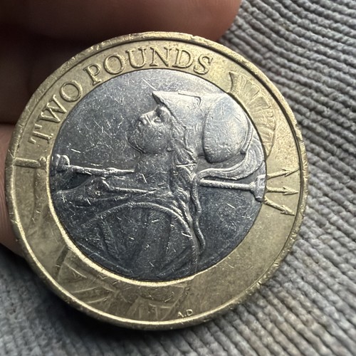 Very rare two pound - pound, coin