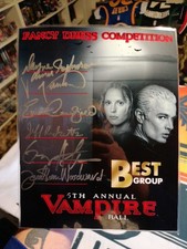 Starfury Vampire Ball Signed X6 Fancy Dress Winner 1st Prize Laminated Autograph