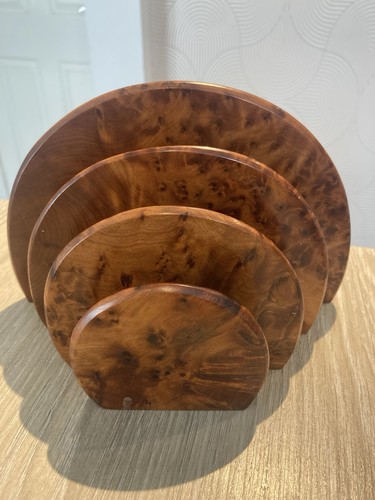 Thuya wood vintage art - vintage,