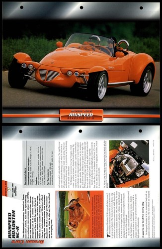 Rinspeed roadster 1995 - roadster, sc-r