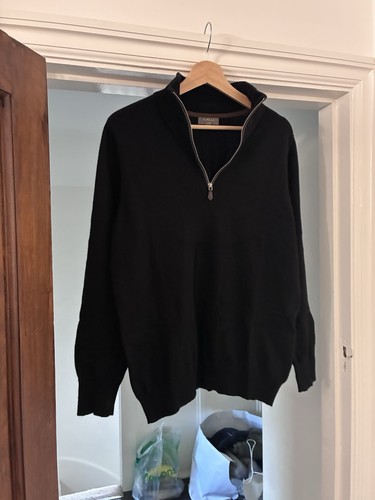 Peal black cashmere - cashmere, quarter