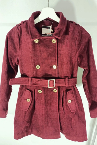 Burgundy child coat 11 - burgundy,