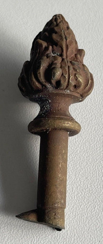 One unfinished brass - unfinished, cast