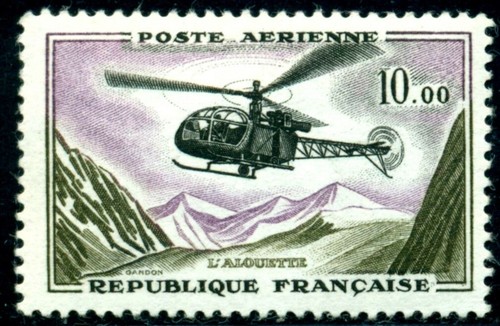 France 1960 helicopter - france,