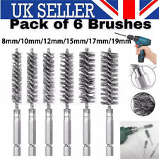 6x Stainless Steel Wire Brush