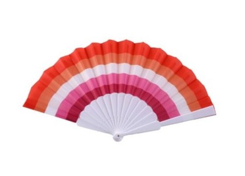 Lesbian pride coloured - coloured, stripe