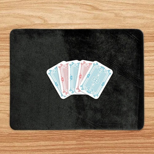 Play mat flannel poker - mat,