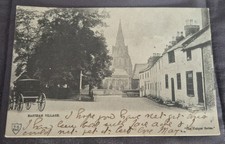 Eastham Village & Church Postcard c1907, Wirral Cheshire, Posted (T.S. B&C)