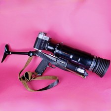 Zenit ES Photo Sniper  Vintage 35mm SLR Film Camera Tair 3 Lens Excellent Clean