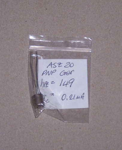 Asz20 pnp germanium transistor - pnp,