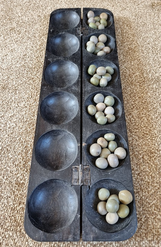 Vintage mancala board - vintage,