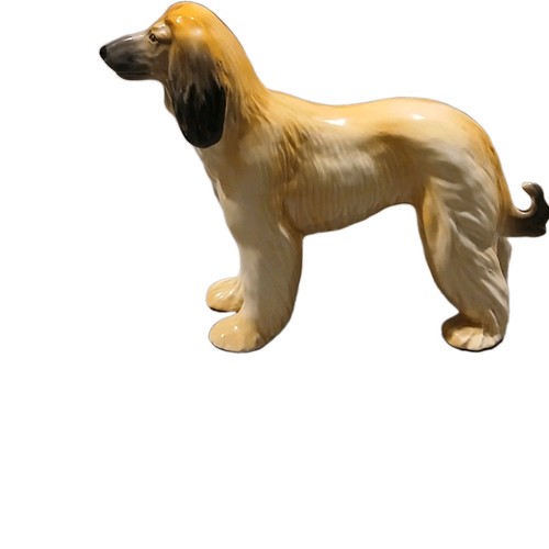 Afghan hound figurine tall - hound, 7"