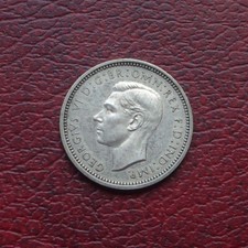 George VI 1941 maundy silver fourpence