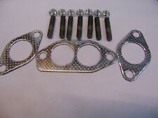 Ford Cross-Flow Escort Cortina Capri Morgan TVR Exhaust stud & nut & gasket Set.