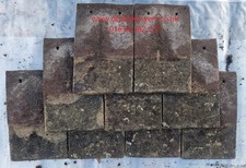 Reclaimed / Second-hand Concrete Plain Roof Tiles