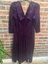 Vintage Velour Dress Medieval