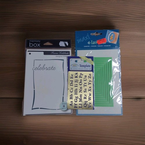 Memory box celebrate stencils - memory,