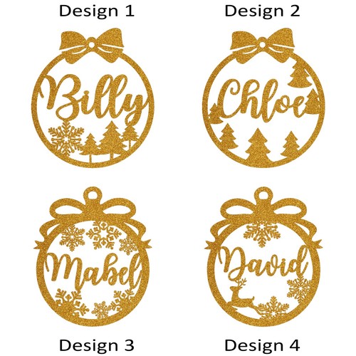 Christmas bauble personalised - bauble,