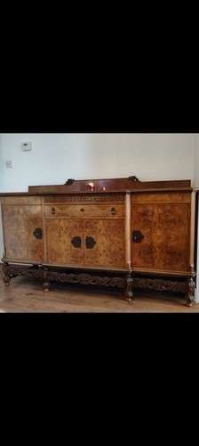 Walnut birch burr sideboard - burr,