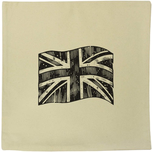 Waving union jack flag - 'waving,
