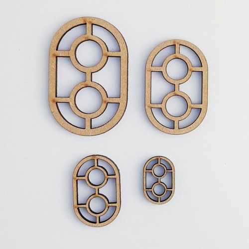 Wooden mdf round - round, arch