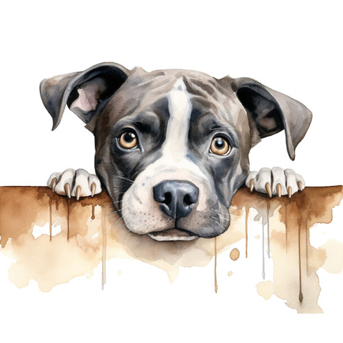 American bulldog car decal - american,
