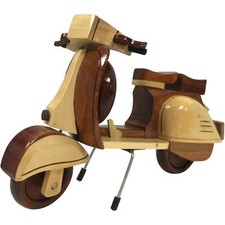 Model Moped Scooter Wooden