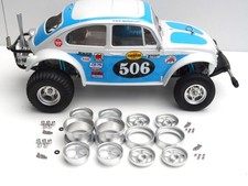 Aluminium Wheels For Tamiya Sand Scorcher/Grasshopper/Hornet/Frog/Fighting Buggy