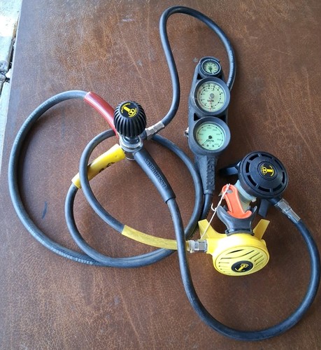 Divers aqua lung - aqua, conshelf