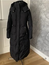 Women’s Mackage Kelsie-NF Long Down Black Coat. Size L