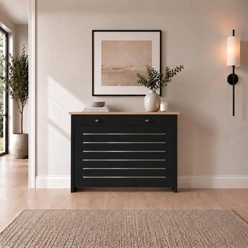 Modern radiator cover cabinet - modern,