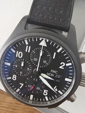 IWC Pilot Top Gun Chronograph Ceramic Watch IW389101