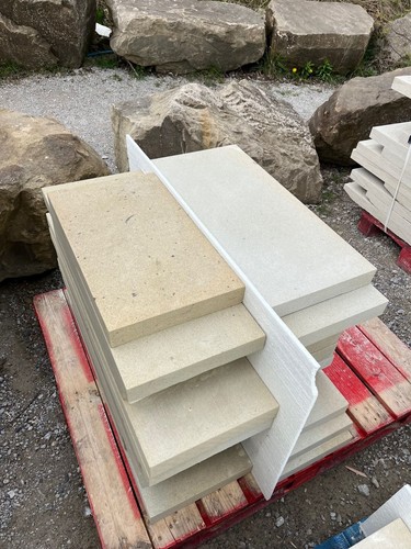 Sawn coping stone 50mm - stone,