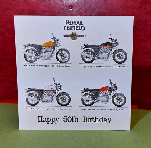 50th birthday card - card, _