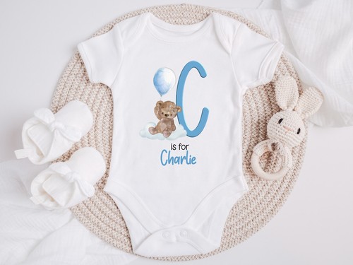 Personalised baby vest and