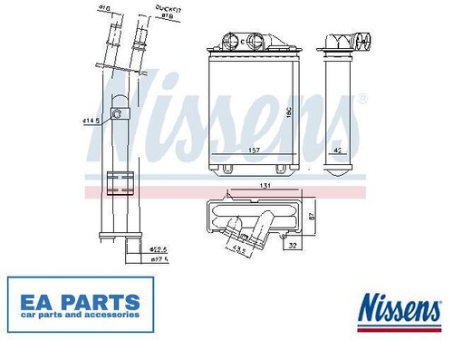 Heat exchanger interior - heat,