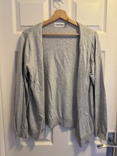 Topman Men’s Light Grey Cotton Cardigan Small