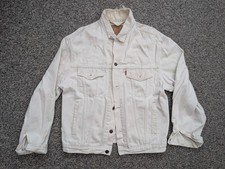 Levis Jacket Mens Large White