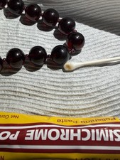 Cherry Amber Bead Necklace 56