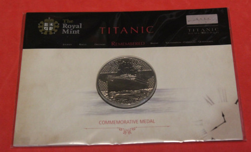 Titanic remembered royal mint - titanic,
