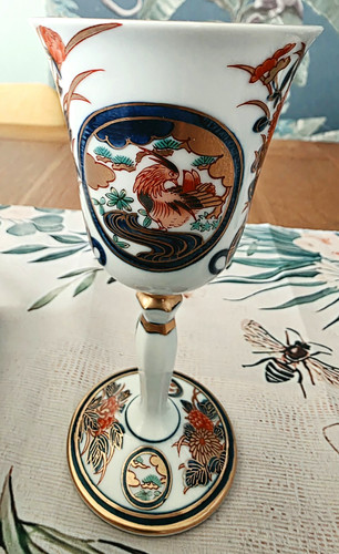 Porcelain footed cup - porcelain,