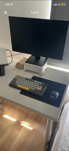White ikea desk excellent - white,