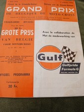 Belgian Motocross Grand Prix Programme Voor Motorcross August 2nd 1970