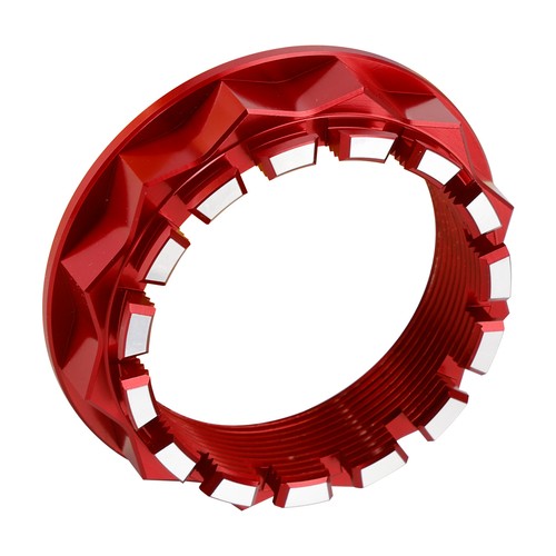 Red rear wheel axle - red,