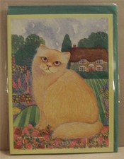 Gorgeous Sharon Jervis Cat Card, Birthdays - 5 types for Cats Protection Charity