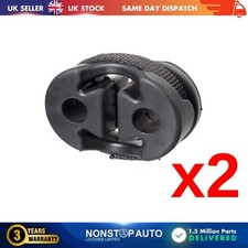 2X Silencer Exhaust Mounting