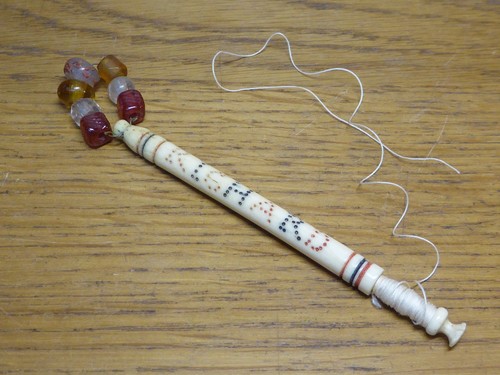 Antique bovine bone - bone, lace