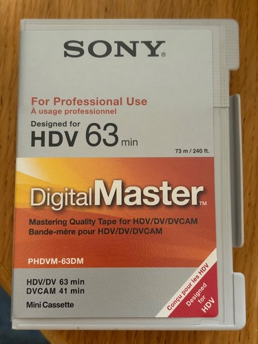 Qty sony hdv 63 minutes - 6,