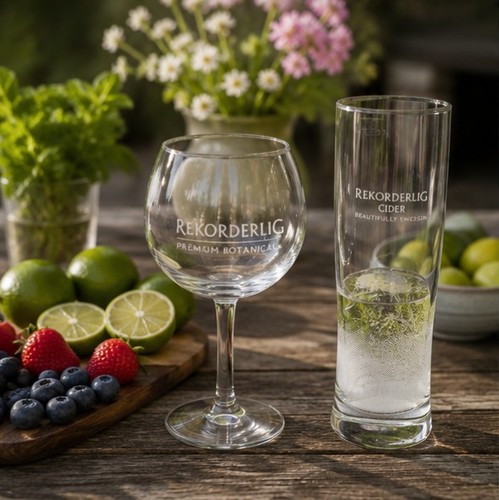 Rekorderlig glass set balloon - glass,